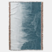 Elegante moderne Bossen Waterverf Deken (Voorkant Verticaal)