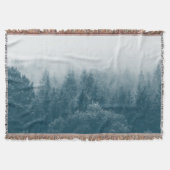 Elegante moderne Bossen Waterverf Deken (Voorkant)