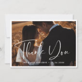 Elegante & moderne bruiloft aankondiging (Voorkant)