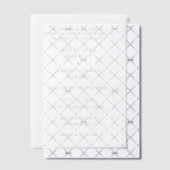 Elegante Moderne Bruiloft Vellum Uitnodigingen (Offset (Uitnodiging))