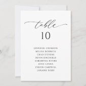 Elegante moderne bruiloft zitgrafiek Kaarten (Voorkant)