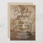 Elegante moderne bubbelige champagne 76e verjaarda kaart (Voorkant / Achterkant)