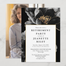 Elegante moderne chic bloemige verjaardagsfeest fo