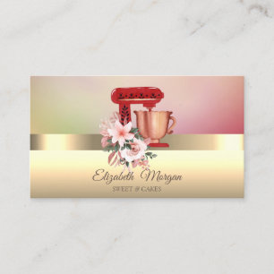 Elegante Moderne Chic Bloemmixer Visitekaartje
