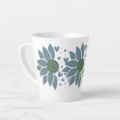 Elegante Moderne Chic Love Cares Matte Mok (Linkerhoek)