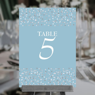 Elegante moderne chic love harten confetti  kaart