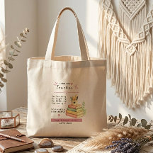 Elegante Moderne Cute Esthetische Leraar Cadeau Bo