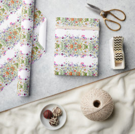 Elegante moderne dacie bloem cadeaupapier