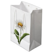 Elegante moderne dacie bloem medium cadeauzakje (Voorkant Gekanteld)