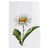 Elegante moderne dacie bloem medium cadeauzakje (Achterkant)