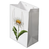 Elegante moderne dacie bloem medium cadeauzakje (Achterkant Gekanteld)