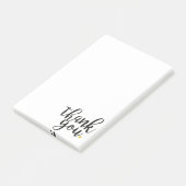 Elegante moderne dank je wel gouden liefdeshart post-it® notes (Schuin)