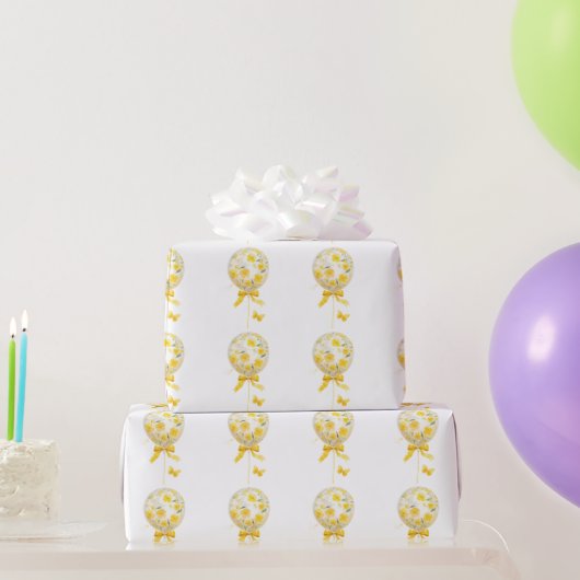 Elegante moderne dazie bloem cadeaupapier (Feestgeschenken)
