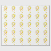 Elegante moderne dazie bloem cadeaupapier (Vlak)