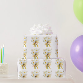 Elegante moderne dazie bloem cadeaupapier