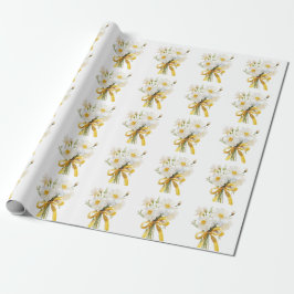 Elegante moderne dazie bloem cadeaupapier