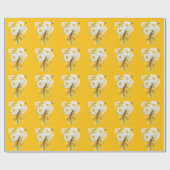 Elegante moderne dazie bloem cadeaupapier (Vlak)