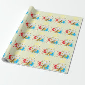 Elegante moderne dazie bloem cadeaupapier (Uitgerold)