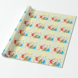 Elegante moderne dazie bloem cadeaupapier
