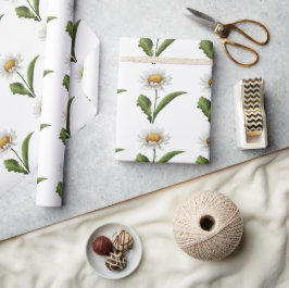 Elegante moderne dazie bloem cadeaupapier