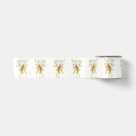Elegante moderne dazie bloem satijnen lint