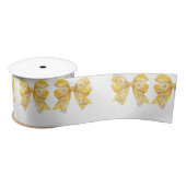 Elegante moderne dazie bloem satijnen lint (Spoel)