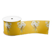 Elegante moderne dazie bloem satijnen lint (Spoel)