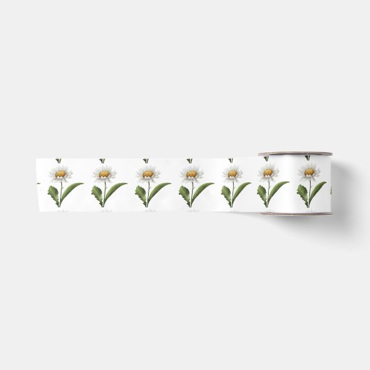 Elegante moderne dazie bloem satijnen lint (Voorkant)