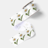 Elegante moderne dazie bloem satijnen lint (Achterkant)