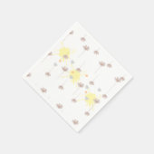 Elegante moderne dazie bloem servet (Hoek)