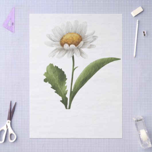 Elegante moderne dazie bloem tissuepapier (Craft)