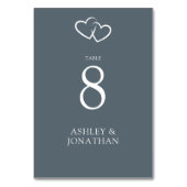 Elegante moderne eenvoudige elementen bruiloft kaart (Achterkant)