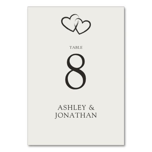 Elegante moderne eenvoudige elementen bruiloft kaart (Achterkant)