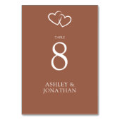 Elegante moderne eenvoudige elementen bruiloft kaart (Voorkant)