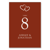 Elegante moderne eenvoudige elementen bruiloft kaart (Voorkant)