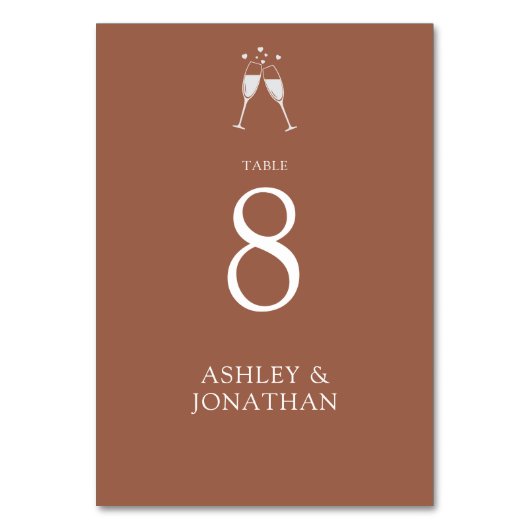 Elegante moderne eenvoudige elementen bruiloft kaart (Achterkant)