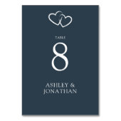 Elegante moderne eenvoudige elementen bruiloft kaart (Achterkant)