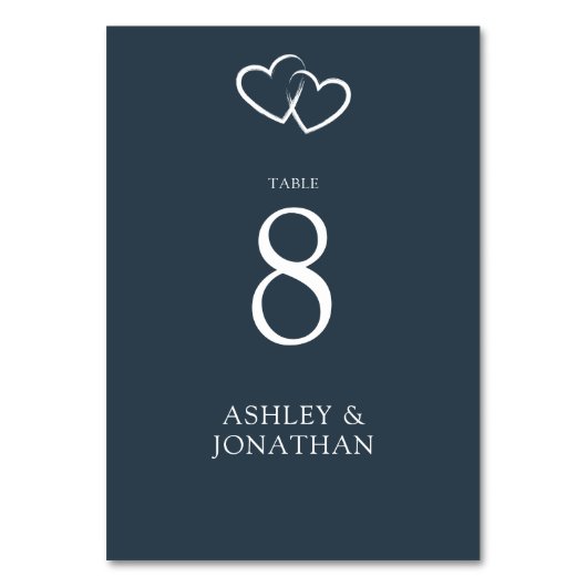 Elegante moderne eenvoudige elementen bruiloft kaart (Voorkant)