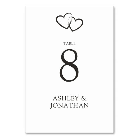 Elegante moderne eenvoudige elementen bruiloft kaart (Achterkant)