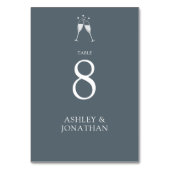 Elegante moderne eenvoudige elementen bruiloft kaart (Achterkant)