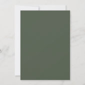 Elegante Moderne Eenvoudige Elementen Bruiloft Save The Date (Achterkant)