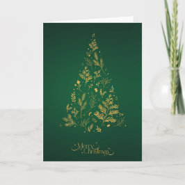 Elegante moderne eenvoudige minimalistische kerstb kaart