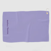 Elegante Moderne Eenvoudige Professionele Golfer  Golfhanddoek (Horizontaal)