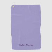 Elegante Moderne Eenvoudige Professionele Golfer  Golfhanddoek (Voorkant)