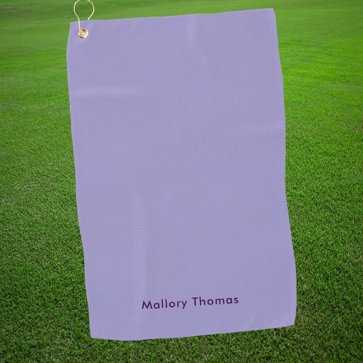 Elegante Moderne Eenvoudige Professionele Golfer  Golfhanddoek