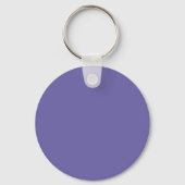 Elegante Moderne Eigen Naam Monogram Sleutelhanger (Achterkant)