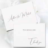 Elegante moderne flat dank u kaart