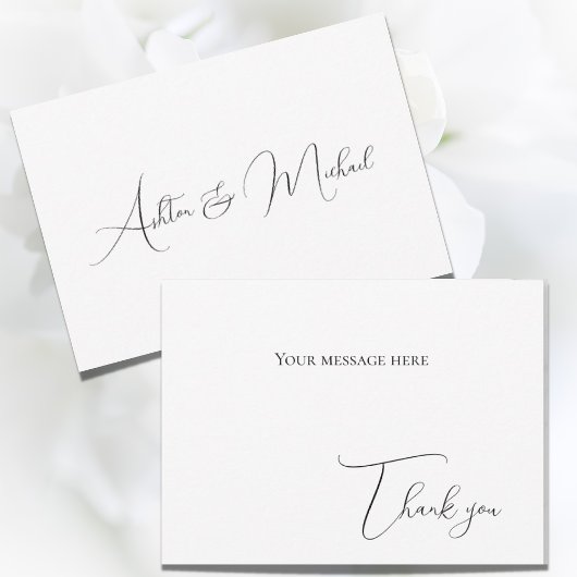 Elegante moderne flat dank u kaart