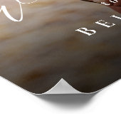 Elegante moderne foto Eenvoudige bruiloft Welkom Poster (Hoek)