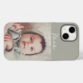 Elegante moderne foto Nana iPhone Case (Achterkant (horizontaal))